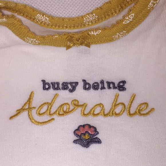 Carter’s Baby Infant Girls Newborn Diaper Shirt New with Tags NB - Picture 2 of 11